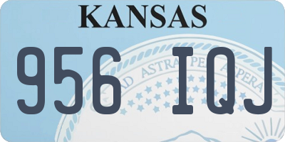 KS license plate 956IQJ