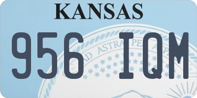 KS license plate 956IQM