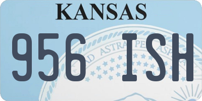 KS license plate 956ISH
