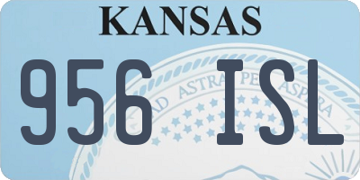 KS license plate 956ISL