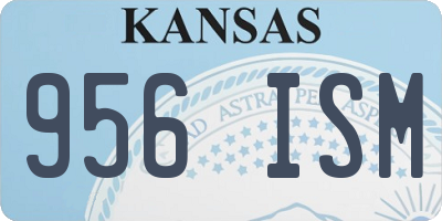 KS license plate 956ISM