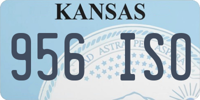 KS license plate 956ISO
