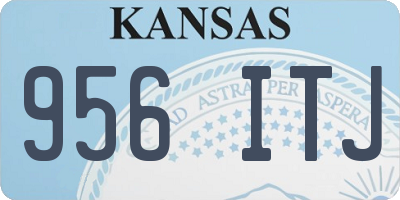 KS license plate 956ITJ