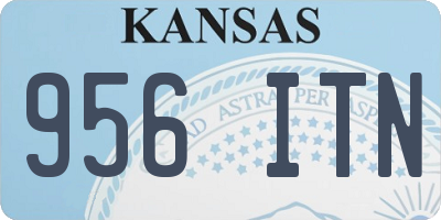 KS license plate 956ITN