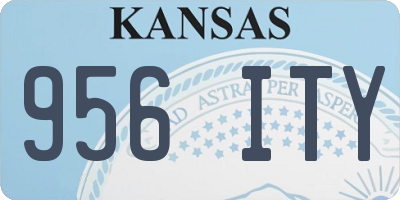 KS license plate 956ITY