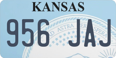 KS license plate 956JAJ