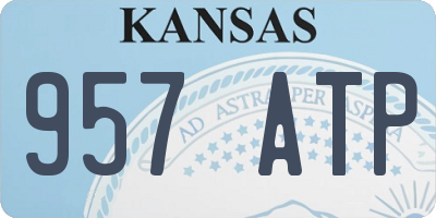 KS license plate 957ATP