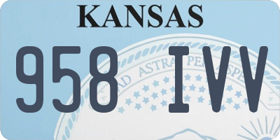 KS license plate 958IVV