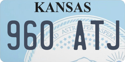 KS license plate 960ATJ