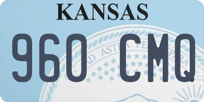 KS license plate 960CMQ