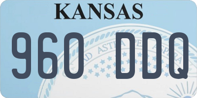 KS license plate 960DDQ