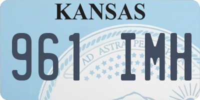 KS license plate 961IMH
