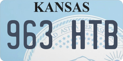 KS license plate 963HTB