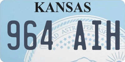 KS license plate 964AIH
