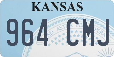 KS license plate 964CMJ