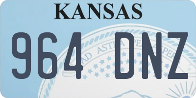 KS license plate 964DNZ