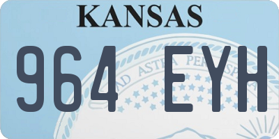 KS license plate 964EYH
