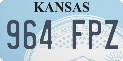 KS license plate 964FPZ