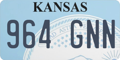 KS license plate 964GNN