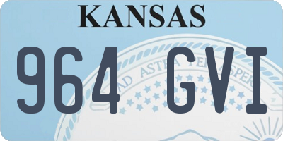 KS license plate 964GVI