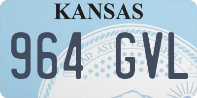 KS license plate 964GVL