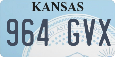 KS license plate 964GVX