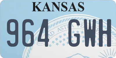 KS license plate 964GWH