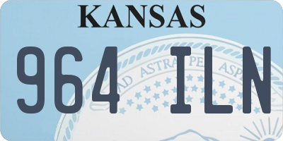 KS license plate 964ILN