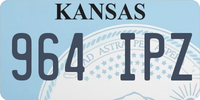 KS license plate 964IPZ