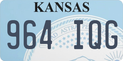 KS license plate 964IQG