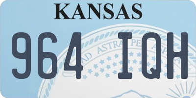 KS license plate 964IQH