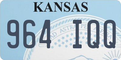 KS license plate 964IQQ