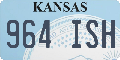 KS license plate 964ISH