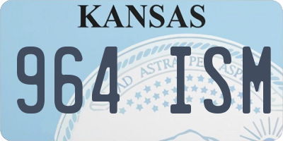 KS license plate 964ISM