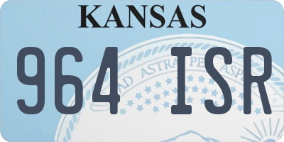 KS license plate 964ISR