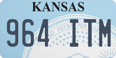 KS license plate 964ITM