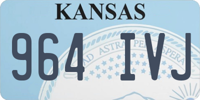 KS license plate 964IVJ