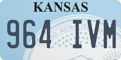 KS license plate 964IVM