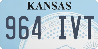 KS license plate 964IVT