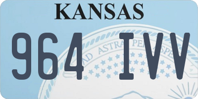 KS license plate 964IVV