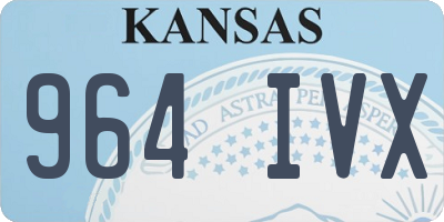 KS license plate 964IVX