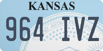 KS license plate 964IVZ