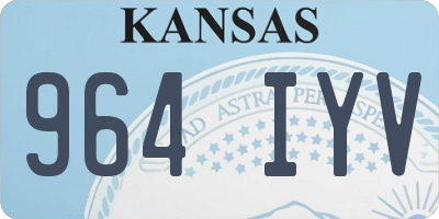KS license plate 964IYV