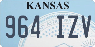 KS license plate 964IZV