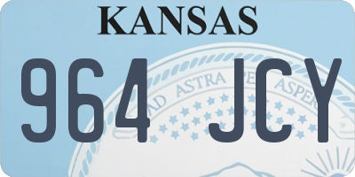 KS license plate 964JCY