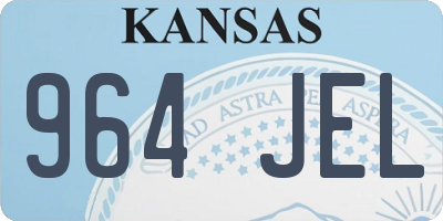 KS license plate 964JEL