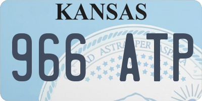 KS license plate 966ATP