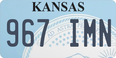 KS license plate 967IMN