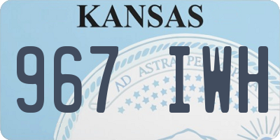 KS license plate 967IWH