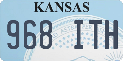 KS license plate 968ITH